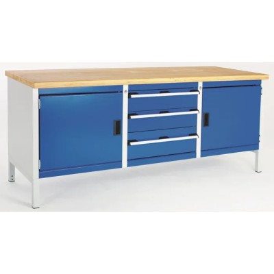 Bott Steel Heavy-Duty Workbench 800kg Max Load 2m x 750mm x 840mm 41002055.11v