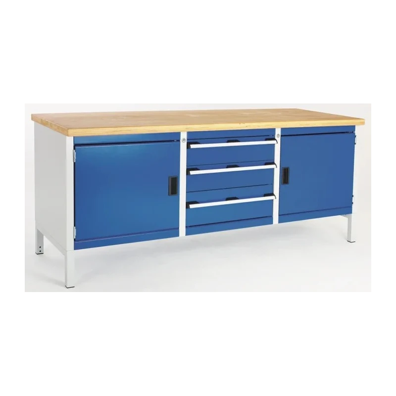 Bott Steel Heavy-Duty Workbench 800kg Max Load 2m x 750mm x 840mm 41002055.11v