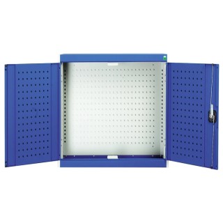 Bott 2 Door Steel Storage Cabinet Wall Cupboard Lockable Blue 1.05m Width x 1m Height x 325mm Depth 40031062.11v