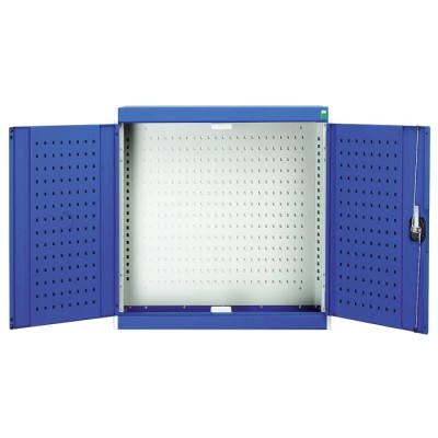Bott 2 Door Steel Storage Cabinet Wall Cupboard Lockable Blue 1.05m Width x 1m Height x 325mm Depth 40031062.11v