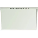 Bott White Magnetic Metal Notice Board Steel Frame 1.5 m Height 950 mm Width 16601051.16