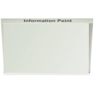 Bott White Magnetic Metal Notice Board Steel Frame 1.5 m Height 950 mm Width 16601051.16