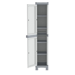 RS PRO 1 Door Polypropylene Floor Standing Storage Cabinet 1.82 m Height, 350 mm Width, 438 mm Depth 838-6579