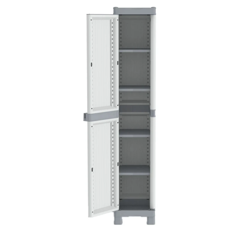 RS PRO 1 Door Polypropylene Floor Standing Storage Cabinet 1.82 m Height, 350 mm Width, 438 mm Depth 838-6579