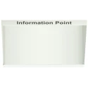 Bott White Magnetic Metal Steel Frame Notice Board 1.2 m Height 700mm Width 16601050.16