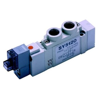 SMC Pneumatic Solenoid Valve One-Touch Fitting 6 mm, 24V DC, 0.7 MPa, Die Cast Aluminium SY5000 