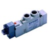 SMC Pneumatic Solenoid Valve One-Touch Fitting 6 mm, 24V DC, 0.7 MPa, Die Cast Aluminium SY5000