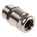 Lapp SKINDICHT Series Cable Gland M20 Thread Size, Brass Nickel-Plated, IP68 Rated, Cable Diameter 8.5-10.8mm 59000320
