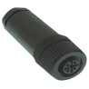 Turck Circular Connector Cable M12 Plug Female 5 Contacts IP67 B Series B 8151-0/PG9/LABEL