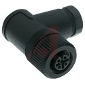Turck Industrial Circular Connector, 4 Contacts, Cable Mount, M12 Size, Female Plug, IP67 Rated, B Series B 8241-0/PG 9