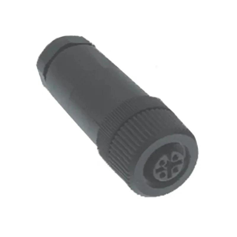 Turck Circular Connector Cable Mount, 8 Contacts, M12 Size, Female Plug, IP67 Rated, Nylon Housing, Gold Plated B 8181-0