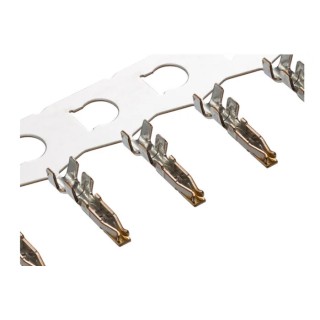 Molex 503765 Series Female Crimp Terminal, 1.5A Current, Gold Plated, 30-28 AWG Wire Size 503765-0098