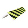 RS PRO Black Yellow Impact Protector, Corner, EVA Material, 750 mm x 300 mm x 25 mm 840-0616