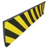 RS PRO Black Yellow Nitrile Rubber (NBR) Impact Protector 5 m Length 30 mm Width 300 mm Height 20 mm Thickness Fire 840-0619