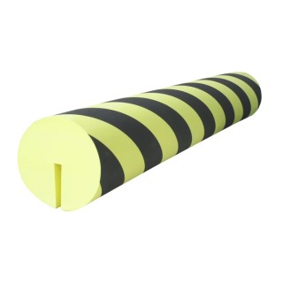 RS PRO Black Yellow Straight EVA Impact Protector 1 m Length 150 mm Diameter 15 mm Width 840-0603