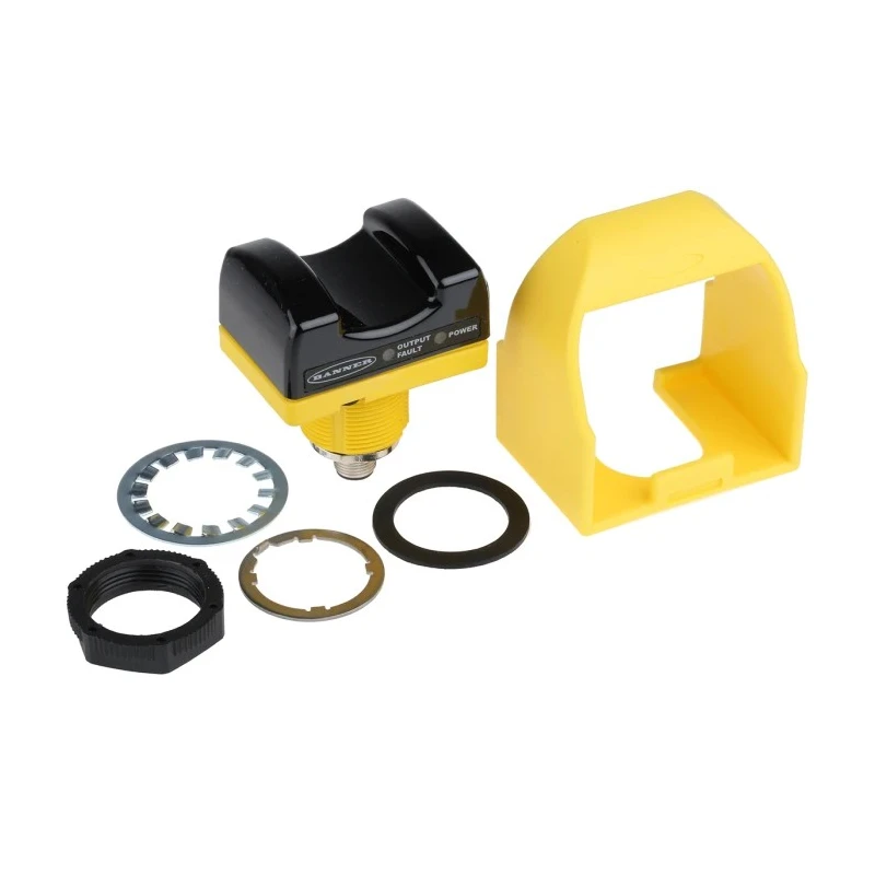 Banner 1 Button Self-Checking Optical Touch Button SPDT Momentary Thermoplastic Polyetherimide Housing IP66 STBVP6Q5