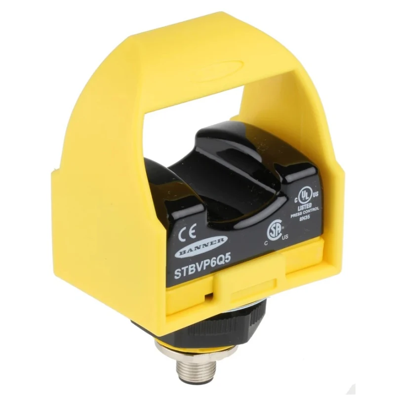Banner 1 Button Self-Checking Optical Touch Button SPDT Momentary Thermoplastic Polyetherimide Housing IP66 STBVP6Q5