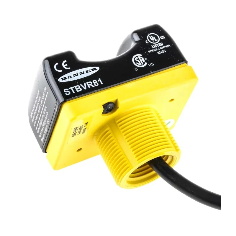 Banner 1 Button Safety Two Hand Control Switch SPDT Plastic Housing IP66 69x74x51mm STBVR81