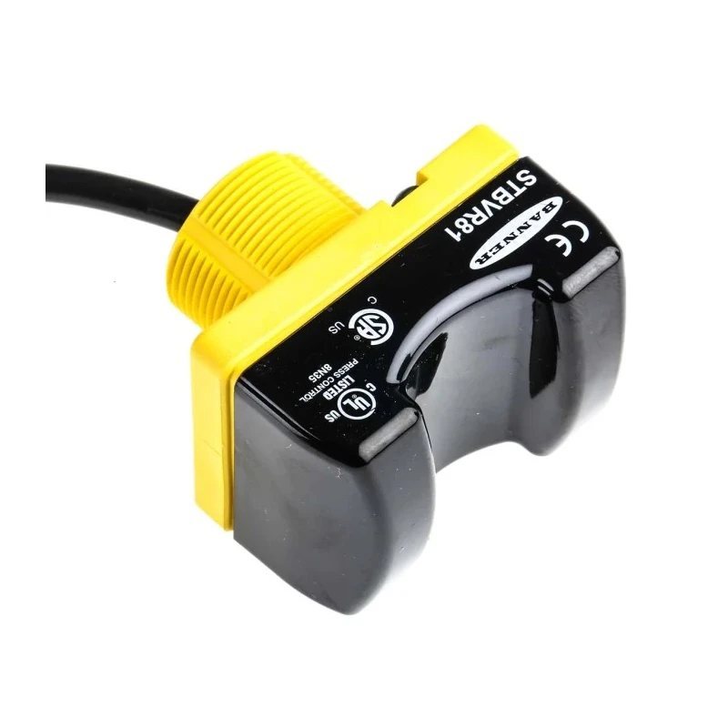 Banner 1 Button Safety Two Hand Control Switch SPDT Plastic Housing IP66 69x74x51mm STBVR81