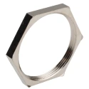 Lapp Silver Nickel Plated Brass Cable Gland Locknut PG36 Thread 200°C Operating Temperature PG36