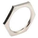 Lapp Silver Nickel Plated Brass Cable Gland Locknut M50 52103360