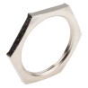 Lapp Silver Nickel Plated Brass Cable Gland Locknut M50 52103360