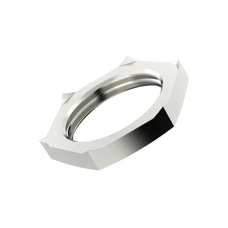 Lapp Silver Nickel Plated Brass Cable Gland Locknut M50 52103360