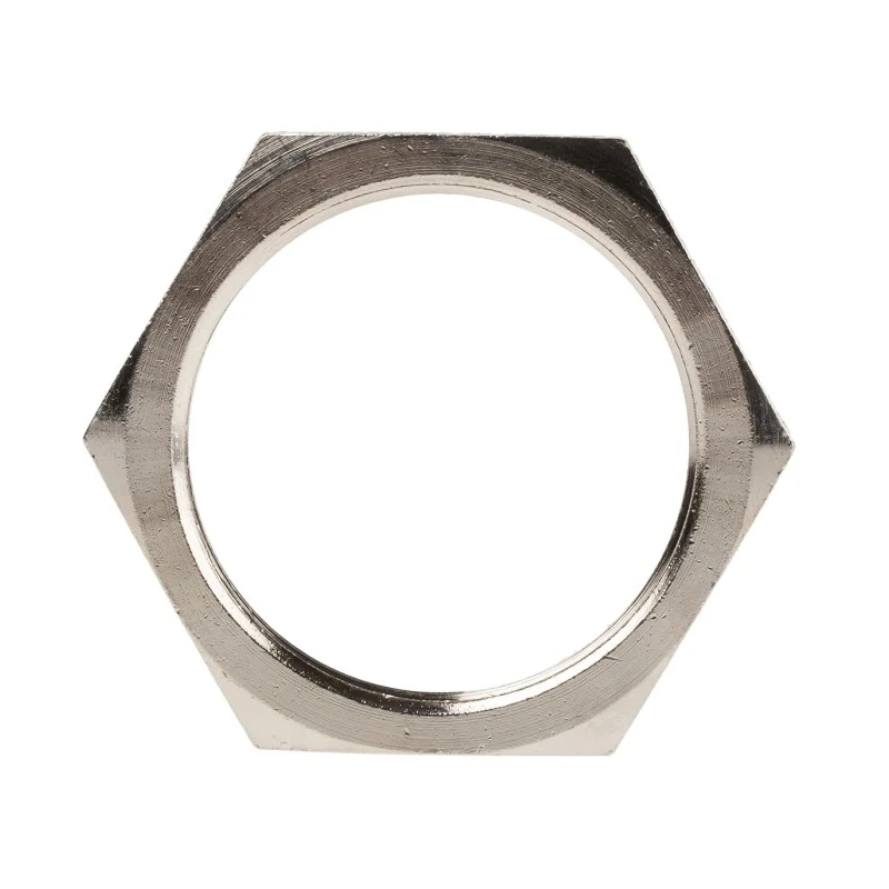 Lapp Silver Nickel Plated Brass Cable Gland Locknut M50 52103360