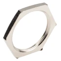 Lapp Silver Nickel Plated Brass Cable Gland Locknut M50 52103360