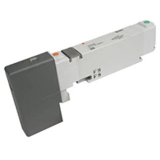SMC Pneumatic Solenoid Valve 5 Port Threaded One-Touch Fitting 24V DC Base Mount VQC1000