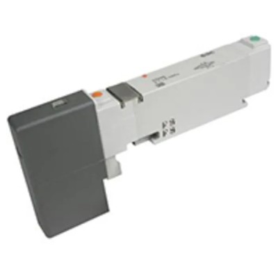 SMC Pneumatic Solenoid Valve 5 Port Threaded One-Touch Fitting 24V DC Base Mount VQC1000