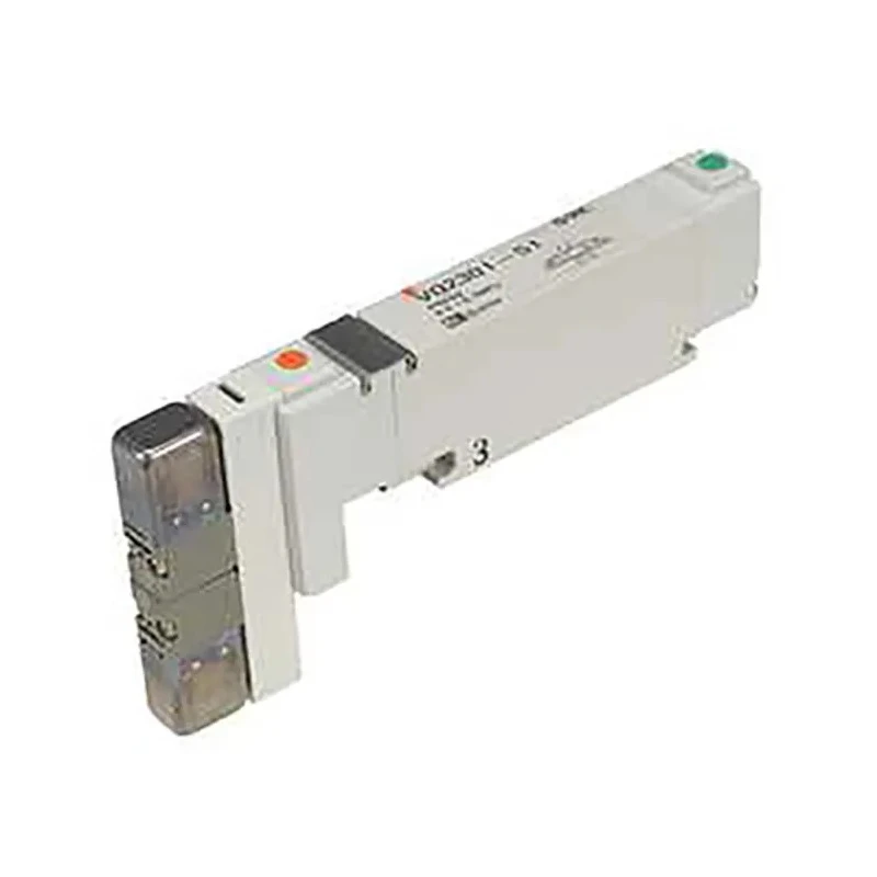 SMC Pneumatic Solenoid Valve 5 Ports Threaded One-Touch Fitting 24V DC 1W Double Solenoid 5/4 NC VQ100 Series 