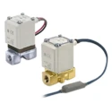 SMC Brass Body 2 Port Normally Closed Solenoid Valve 24V DC 1/8 in VX212AS