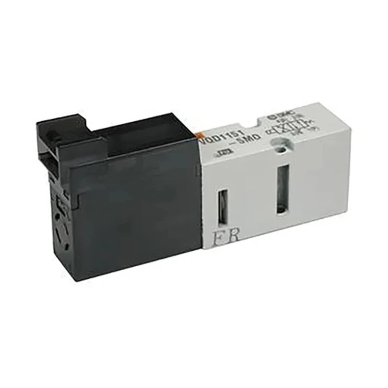 SMC Pneumatic Solenoid Valve Single M5 x 0.8, 24V DC, Rubber Seal, Die Cast Zinc Body VQD1151-5MO-Q