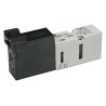 SMC Pneumatic Solenoid Valve Single M5 x 0.8, 24V DC, Rubber Seal, Die Cast Zinc Body VQD1151-5MO-Q