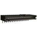 TE Connectivity AMPMODU MTE Series Right Angle Through Hole PCB Header 16 Contacts 2.54 mm Pitch 1 Row Shrouded 6-103634-5