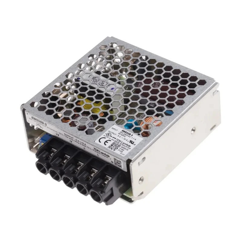 TDK-Lambda 50W Switching Power Supply 5V DC Output, 370V DC / 265V AC Input, Chassis Mount RWS-50B-5