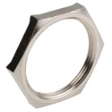 Lapp Silver Nickel Plated Brass Cable Gland Locknut M40 Thread 52103350