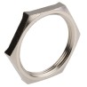 Lapp Silver Nickel Plated Brass Cable Gland Locknut M40 Thread 52103350