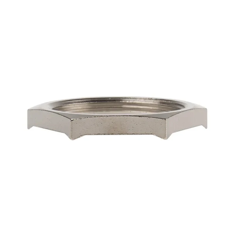Lapp Silver Nickel Plated Brass Cable Gland Locknut M40 Thread 52103350