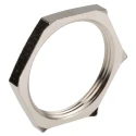 Lapp Silver Nickel Plated Brass Cable Gland Locknut M40 Thread 52103350