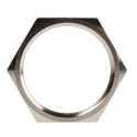 Lapp Silver Nickel Plated Brass Cable Gland Locknut M40 Thread 52103350