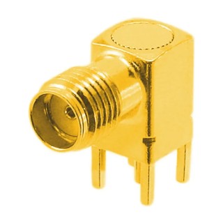 RS PRO Molex SMA Series Coaxial Connector PCB Female SMA 50 Ω Right Angle Body Solder 73391-0083