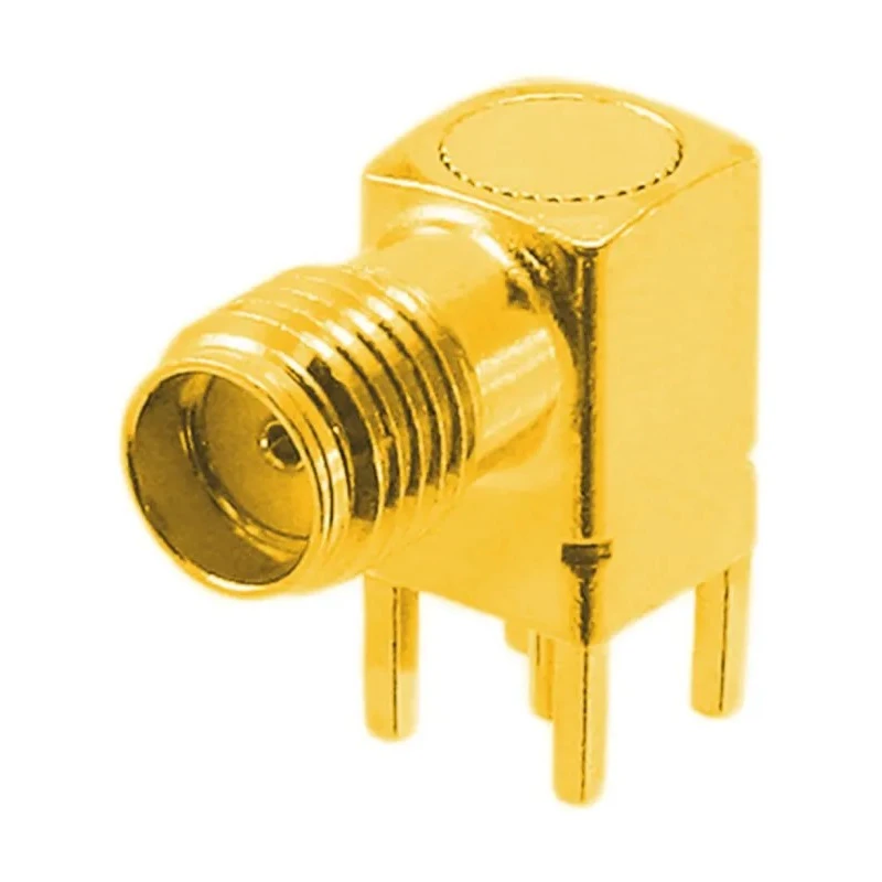 RS PRO Molex SMA Series Coaxial Connector PCB Female SMA 50 Ω Right Angle Body Solder 73391-0083