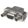Molex 9 Way Right Angle 1.27 mm Pitch Panel Mount D-Sub Connector Male 83611-9006