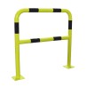 RS PRO Yellow and Black Steel Safety Barrier Safety Railing 1m Height 40mm Diameter 840-0629