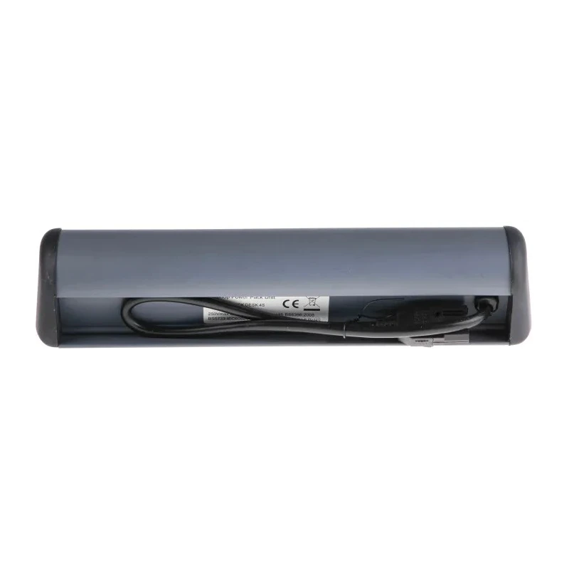 RS PRO 4 Gang Extension Lead 0.5m Cable Type G, Corded, Switchable, Grey and Black 839-9799