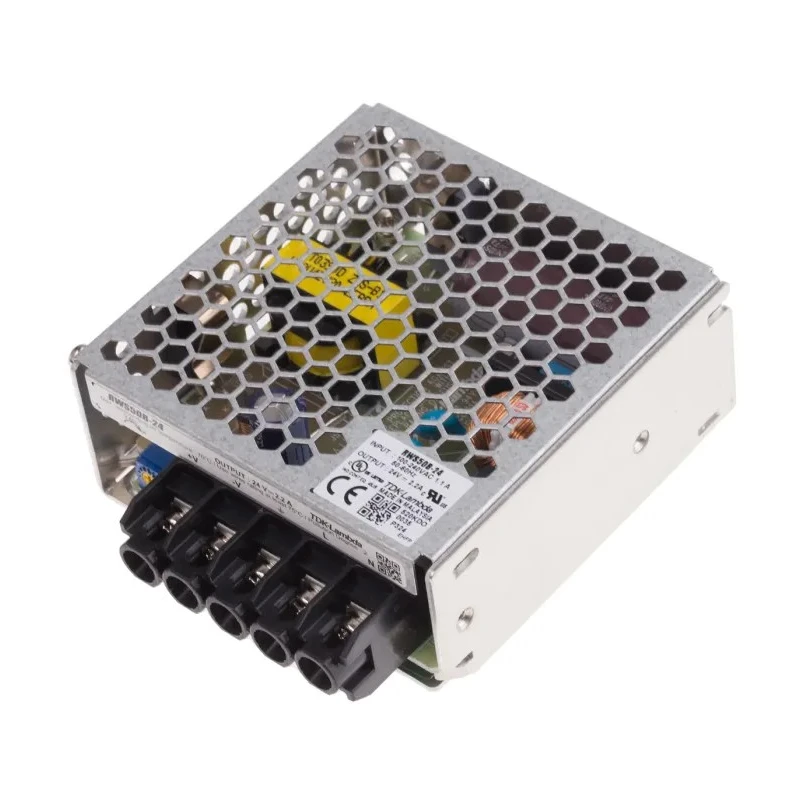 TDK-Lambda RWS-50B-24 Switching Power Supply 24V dc 52.8W Universal Input 85-265V ac 2.2A Output RWS-50B-24