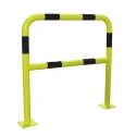 RS PRO Steel Safety Barrier Yellow Black with Black Tape 1m Height 60mm Diameter 840-0631