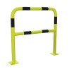 RS PRO Steel Safety Barrier Yellow Black with Black Tape 1m Height 60mm Diameter 840-0631